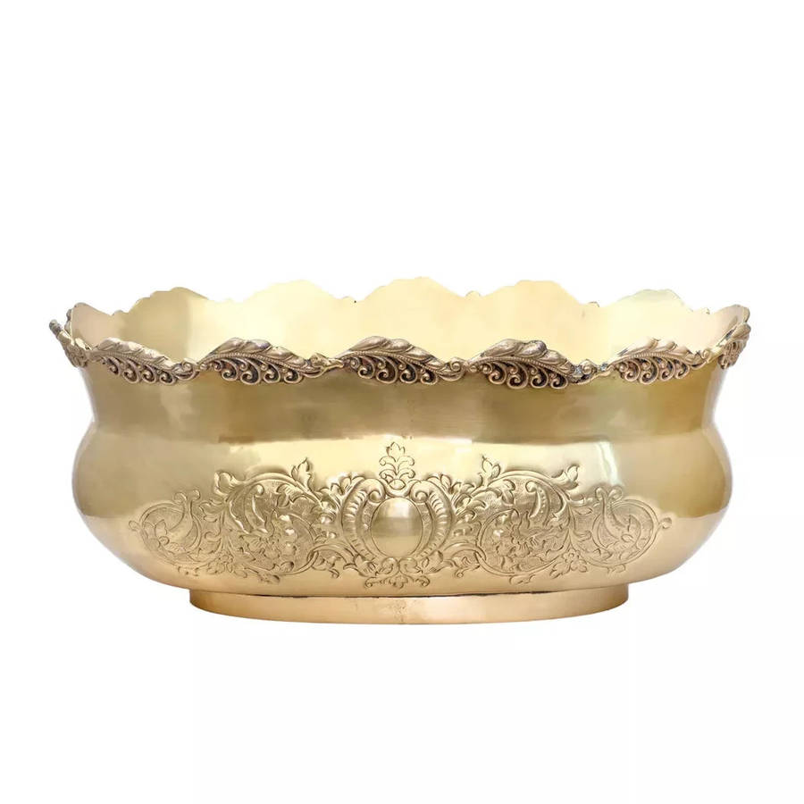 Tub - Vintage Victorian Large Brass