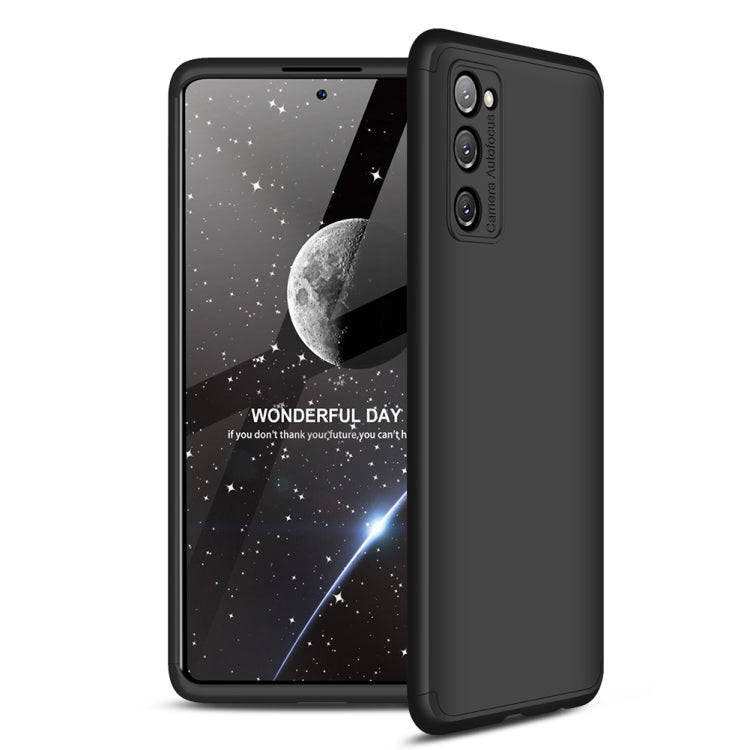 For Samsung Galaxy S20 FE GKK Three Stage Splicing Full Coverage PC Protective Case(Black)