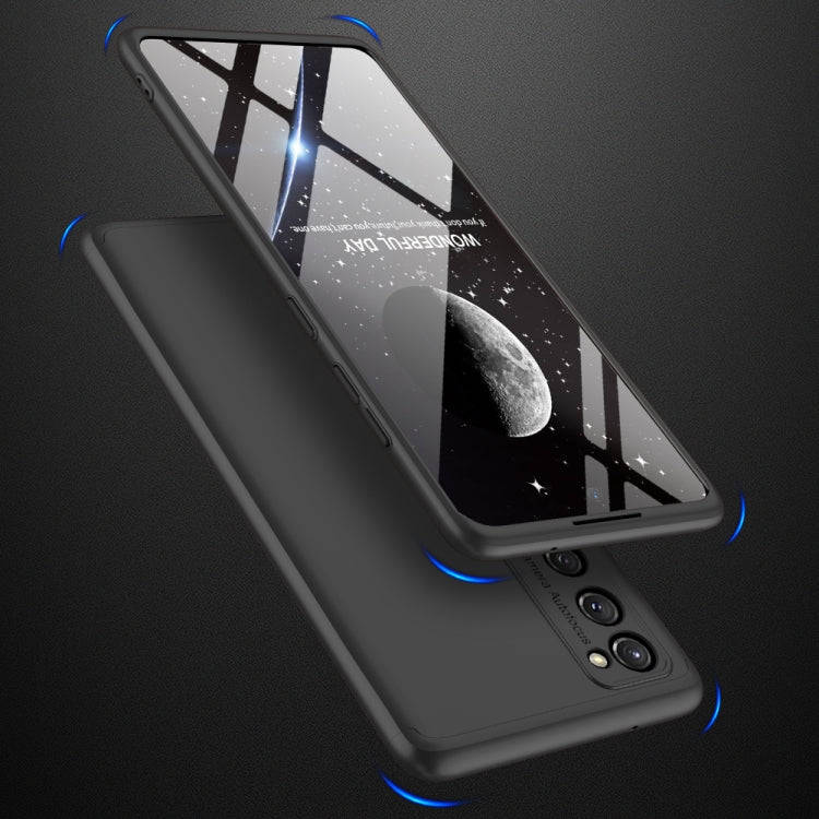 For Samsung Galaxy S20 FE GKK Three Stage Splicing Full Coverage PC Protective Case(Black)