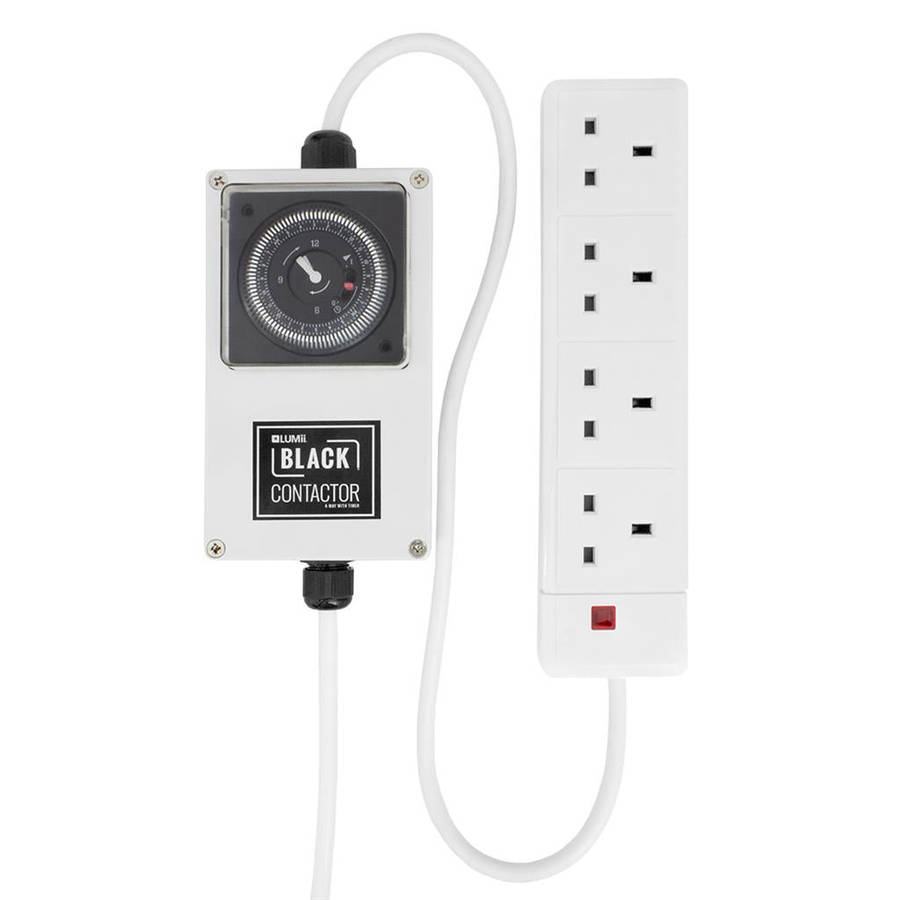 LUMII Black 5-way contactor timer