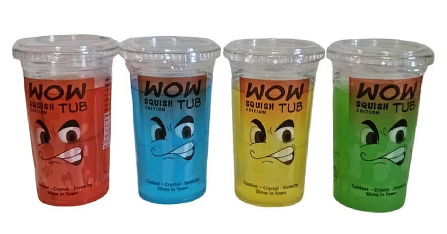 WowTub 4 Pack - Slime Squish Edition - Wow