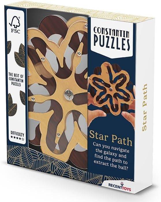 Constantin Star Path - A Triple Layered Maze Puzzle Brainteaser from Recent Toys