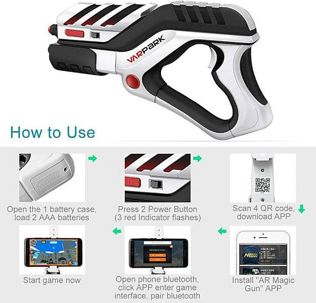 AR Game Gun Handle 360 Augmented Reality Game Gun Controller  - Giant