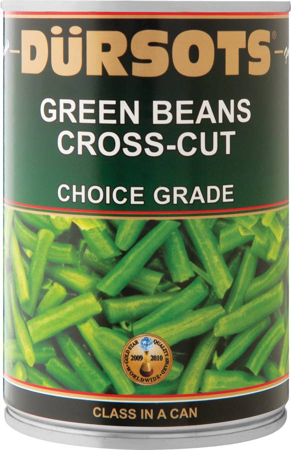 Dursots - Green Beans Cross-Cut 12 Pack