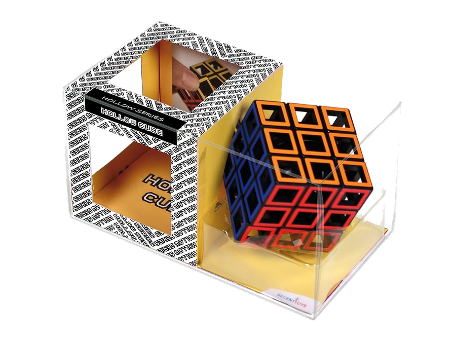 Hollow Cube Puzzle Mefferts  - 3D Puzzle Brain teaser by Recent Toys