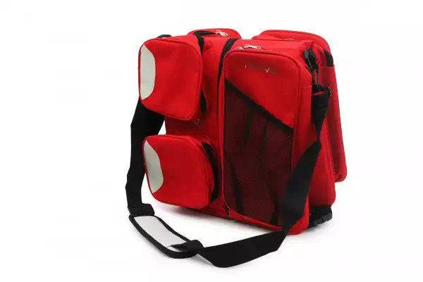 3-in-1 Carry and Nappy Bag - Assorted colors - Red