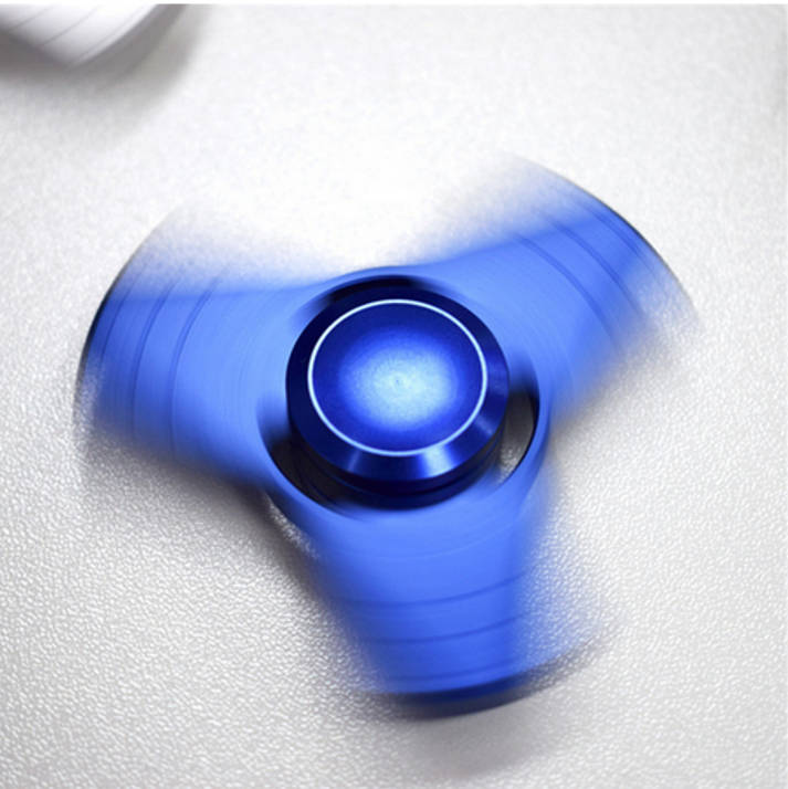 Aluminium Stress/ Fidget Tri-Spinner - Gold