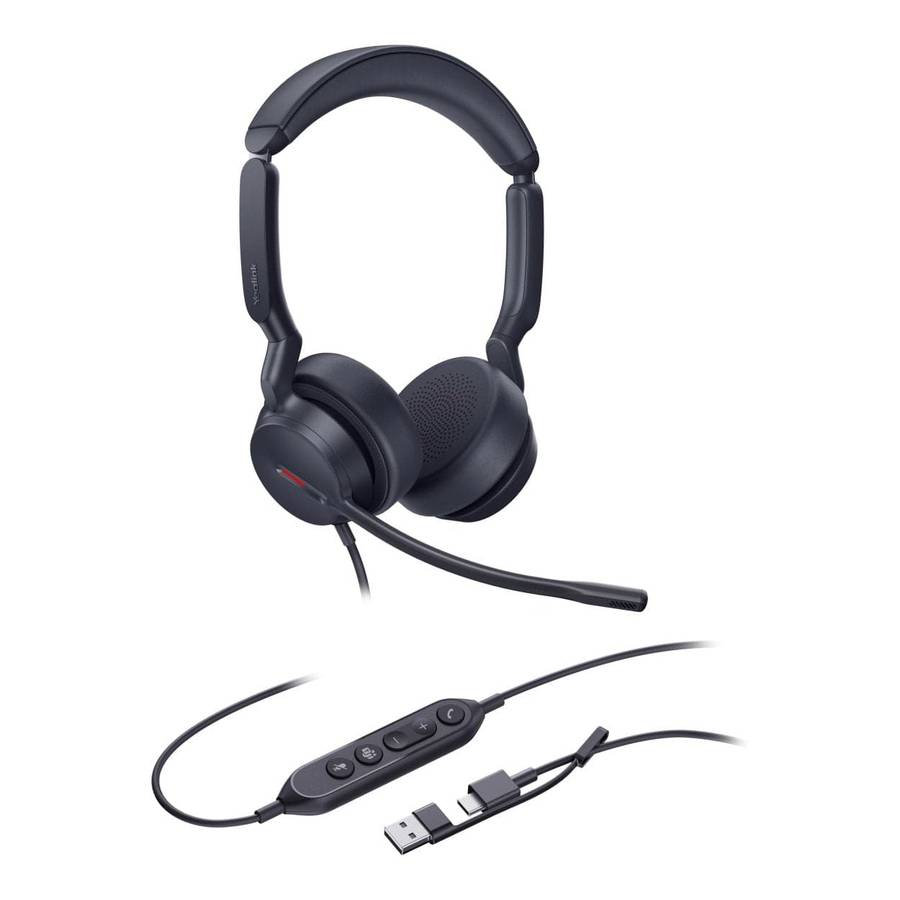 Yealink UH44 Dual USB Wired Headset 1308186