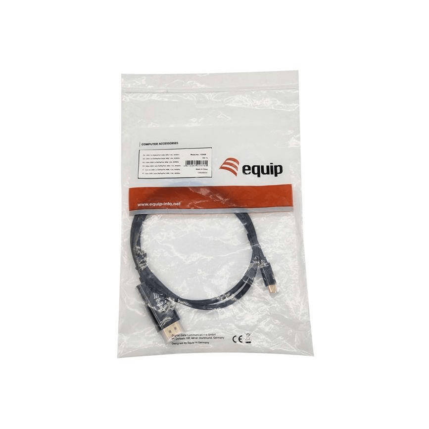 Equip USB-C Male to DisplayPort Male 4K 60Hz 2m Adapter Cable 133427