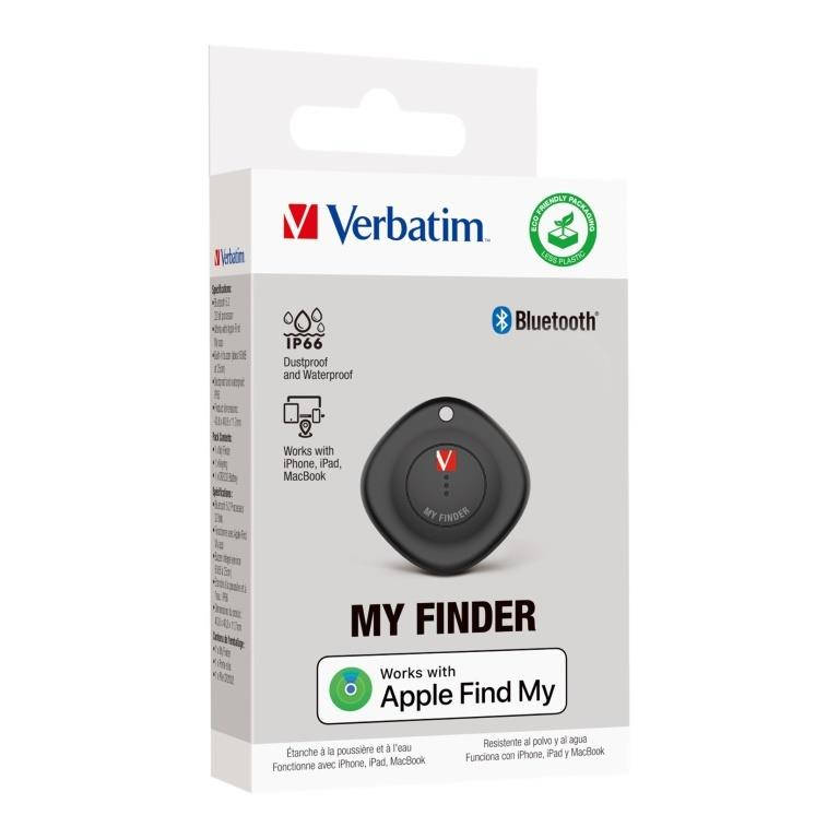 Verbatim My Finder Bluetooth Tracker 1-pack Black 32130