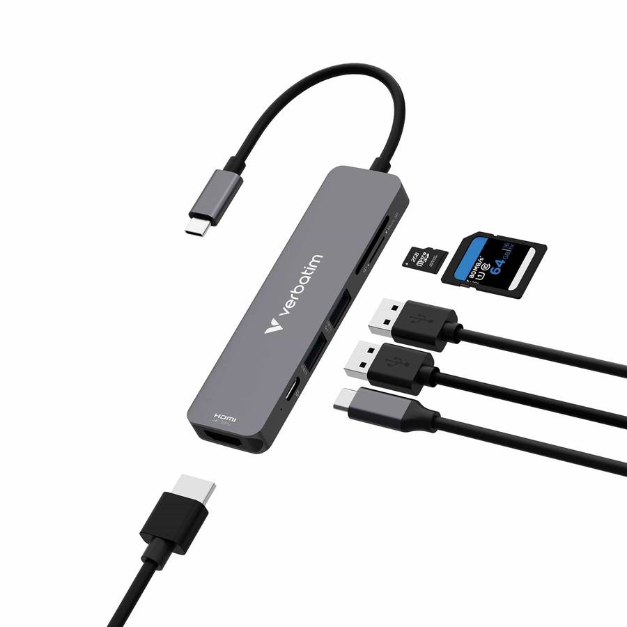 Verbatim USB-C Essentials Multiport Hub 32156