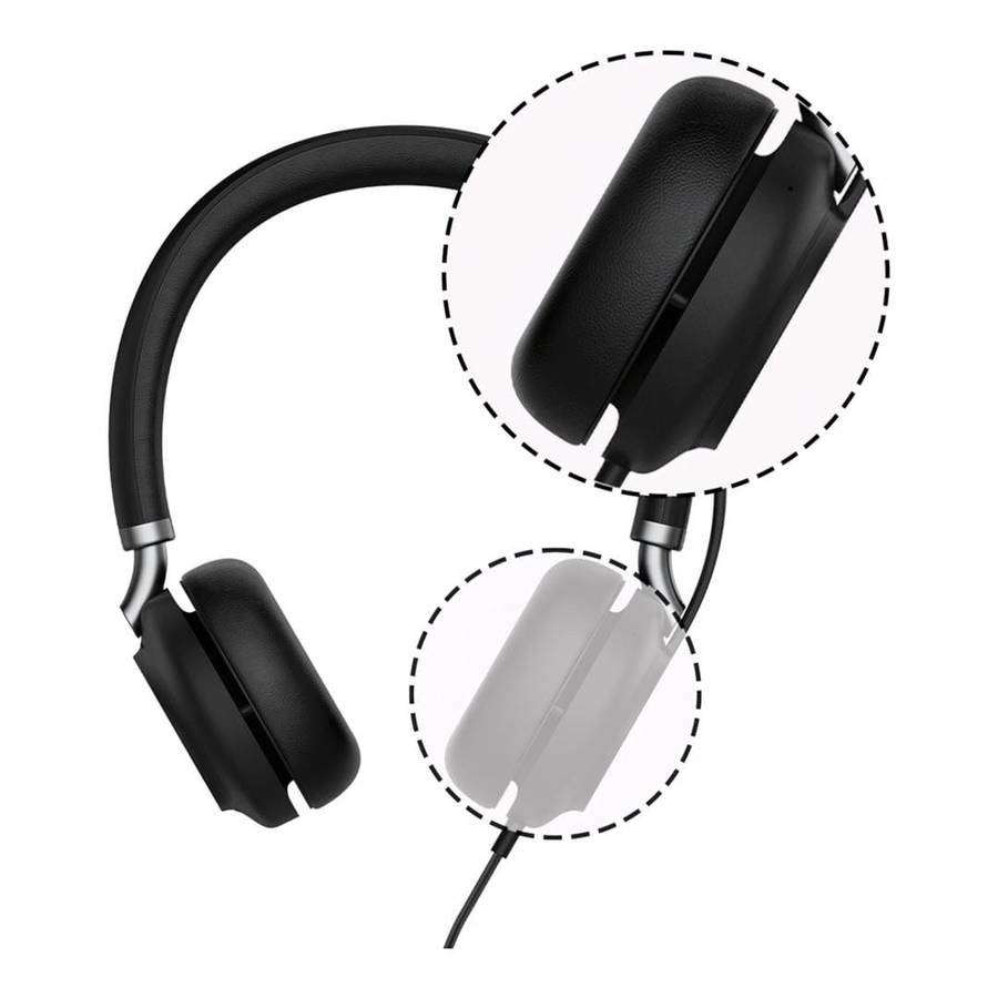 Yealink Ear Cushion for UH38 1-pair Black 331100700001