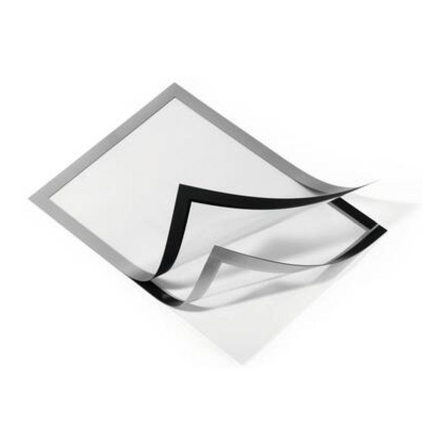 Durable DURAFRAME A3 Self Adhesive Magnetic Signage Frame 2-pack Silver 487323