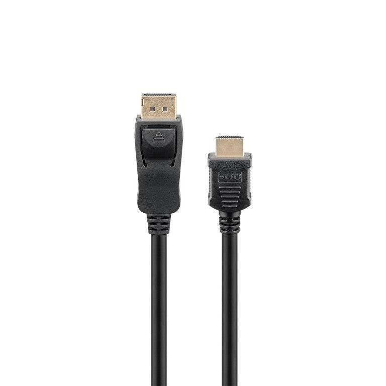 Goobay DisplayPort to HDMI Adapter Gold-plated 2m Cable 51957