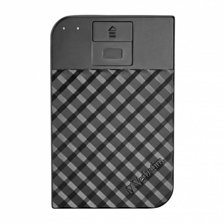 Verbatim 2TB Fingerprint Secure Portable External Hard Drive 53651