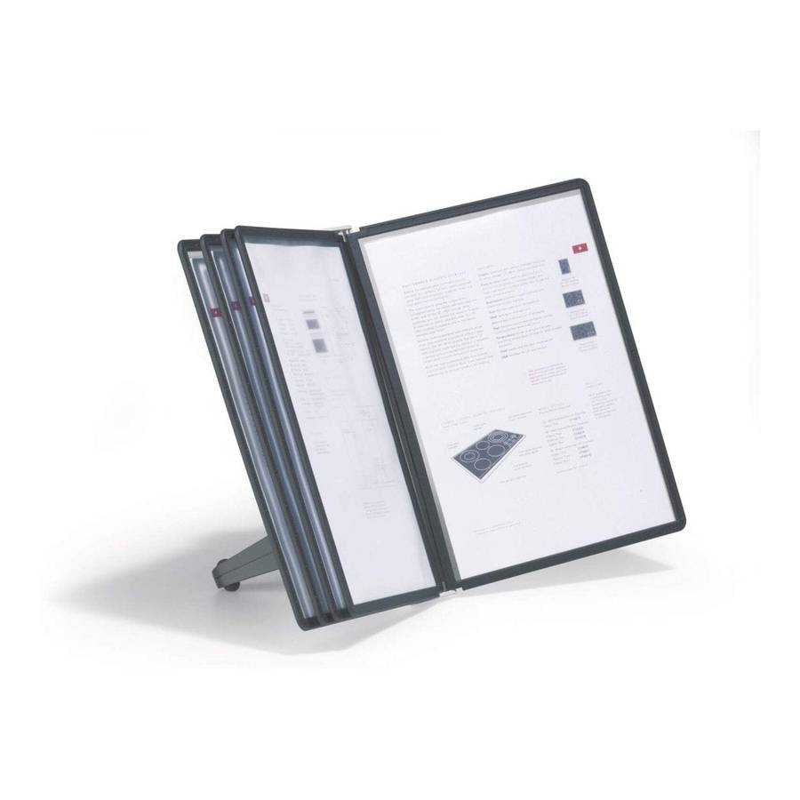 Durable SHERPA SOHO Table 5 Display Panel System Black 554001