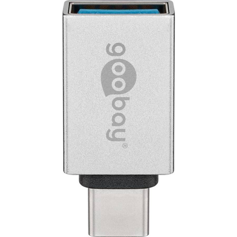 Goobay Type-C to USB OTG SuperSpeed Adapter Silver 56620