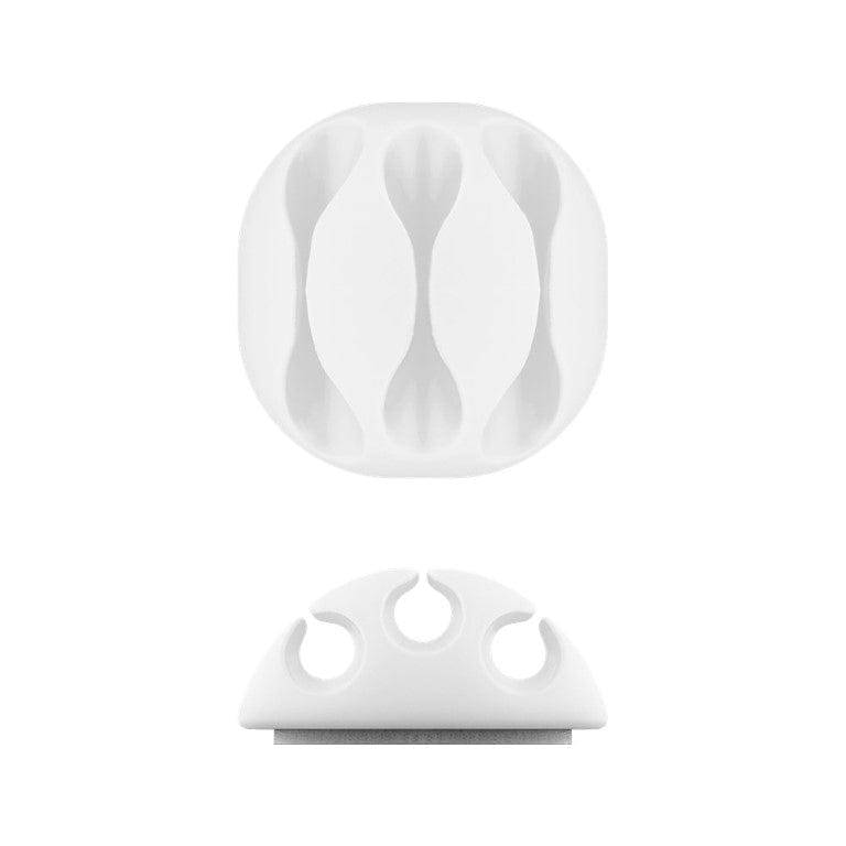 Goobay Cable Management 3-slots 4-piece Set White 70373
