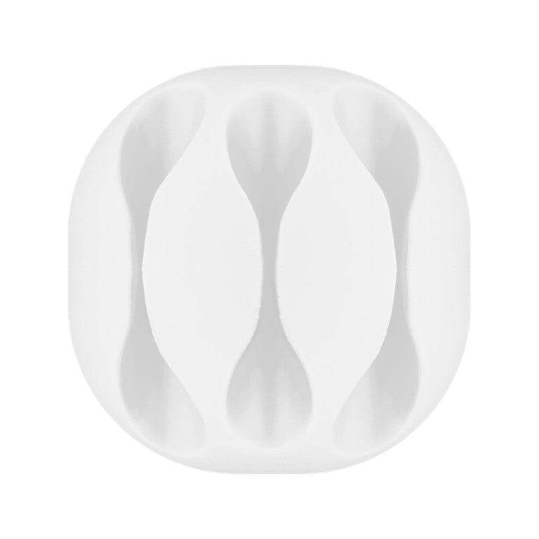Goobay Cable Management 3-slots 4-piece Set White 70373