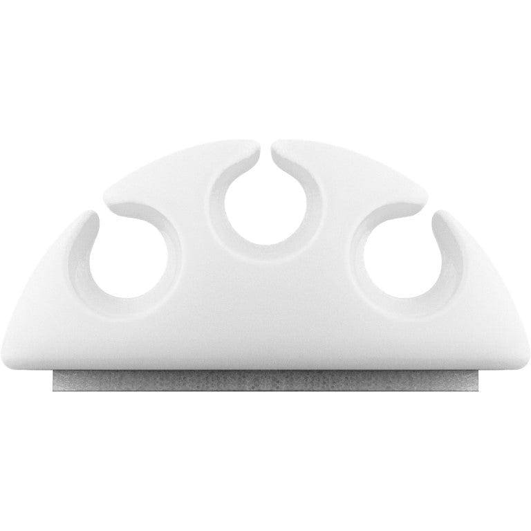 Goobay Cable Management 3-slots 4-piece Set White 70373