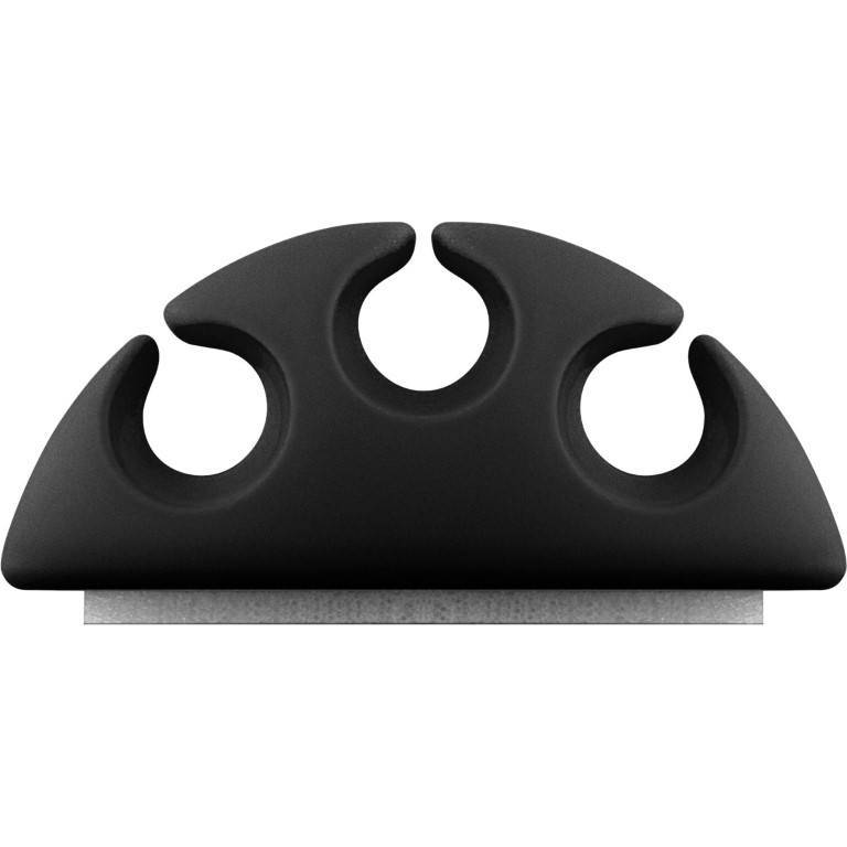 Goobay Cable Management 3-slots 4-piece Set Black 70398