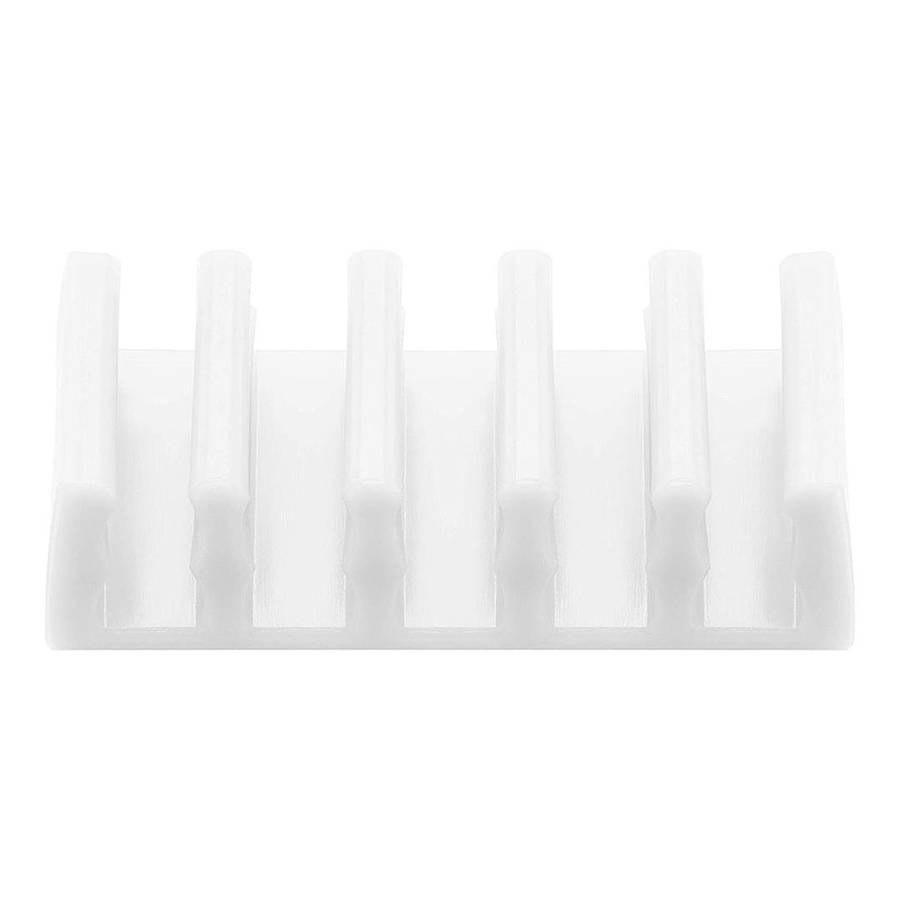 Goobay 70431 5-slot Cable Management Set White 2-pack
