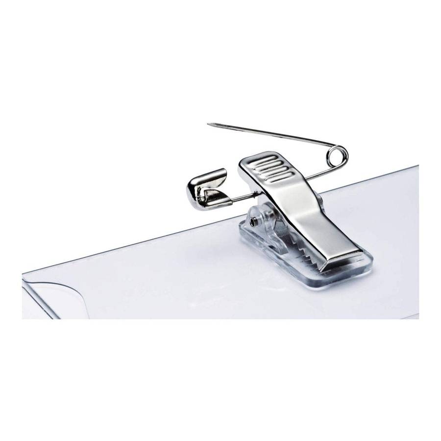 Durable Name Badge with Combo Clip 50-pack 810119