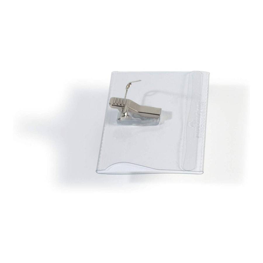 Durable Name Badge with Combo Clip 50-pack 810119