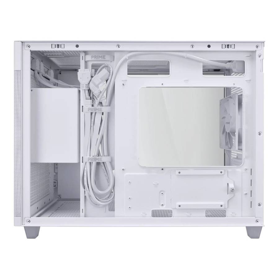 ASUS Prime AP201 Tempered Glass Micro-ATX PC Case White 90DC00G3-B39010