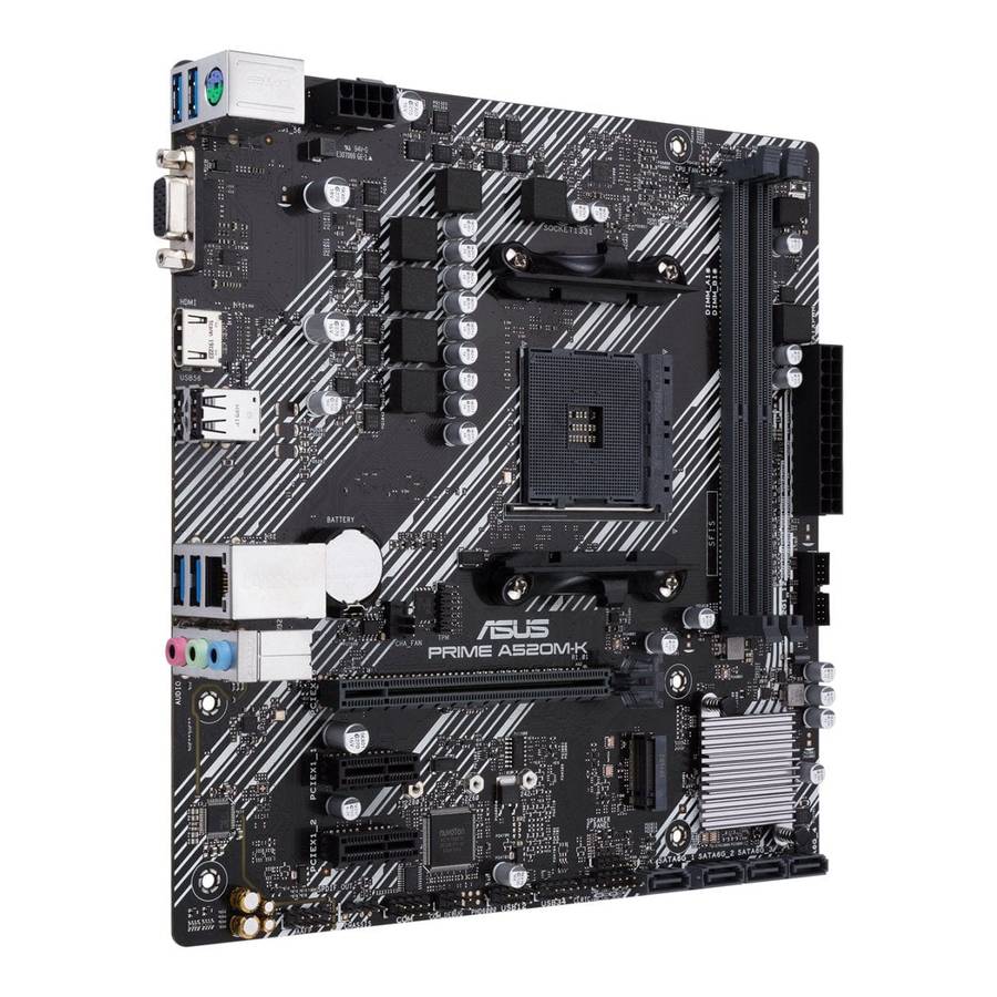 Asus PRIME A520M-K AMD Micro ATX Motherboard 90MB1500-M0EAY0