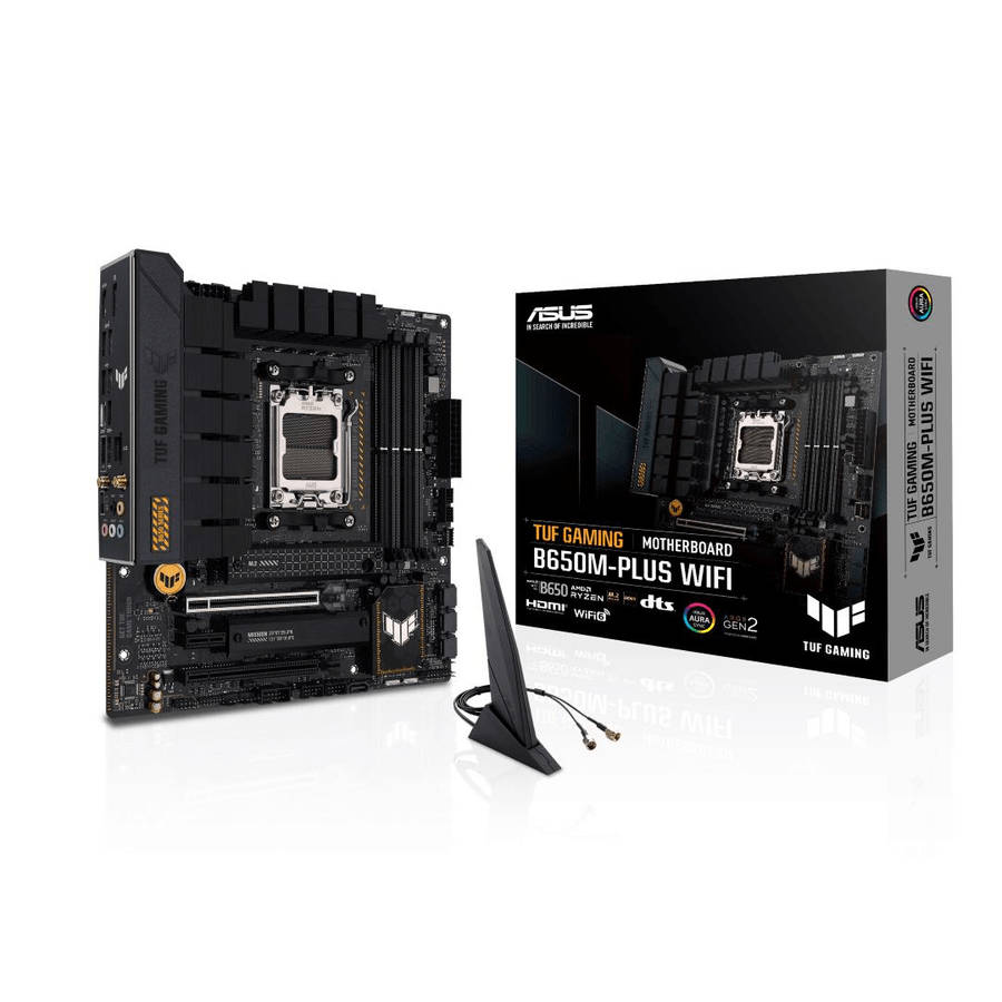 ASUS TUF Gaming B650M-PLUS Wi-Fi AMD Socket AM5 micro ATX Motherboard 90MB1BF0-M0EAY0