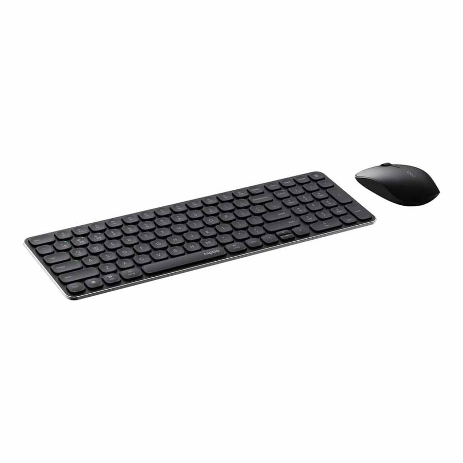 Rapoo 9320M Multi-Mode Ultra Slim Wireless Keyboard and Mouse Combo Black