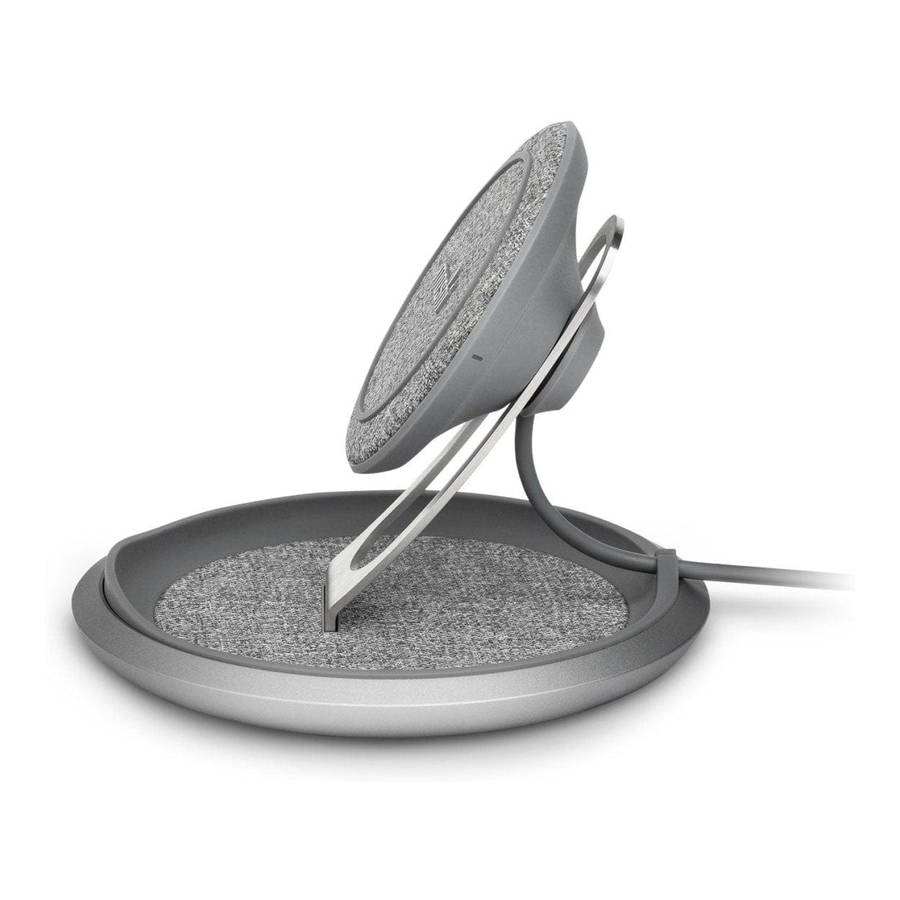 Moshi Lounge Q 15W Wireless Charging Stand Grey 99MO022218