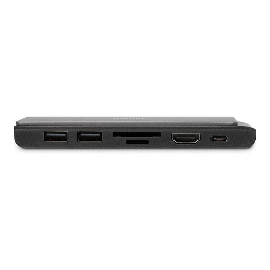 Moshi Symbus Mini 7-in-1 Type-C Ethernet Hub Grey 99MO084275