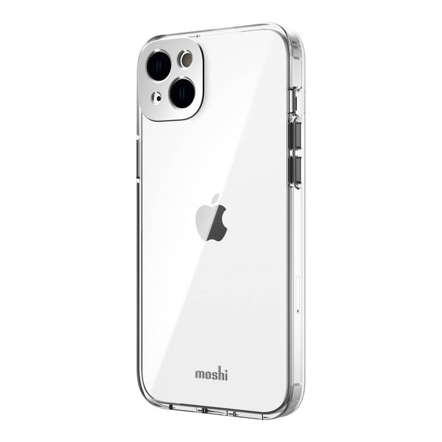 Moshi iGlaze Slim Hardshell Case for iPhone 14 Plus - Luna Silver 99MO137202
