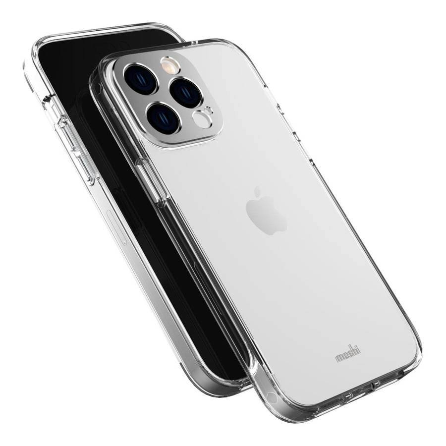 Moshi iGlaze Slim Hardshell Case for iPhone 14 Pro Max - Luna Silver 99MO137204