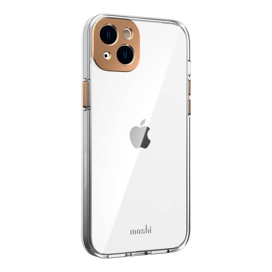 Moshi iGlaze Slim Hardshell Case for iPhone 14 Plus - Sunset Gold 99MO137222