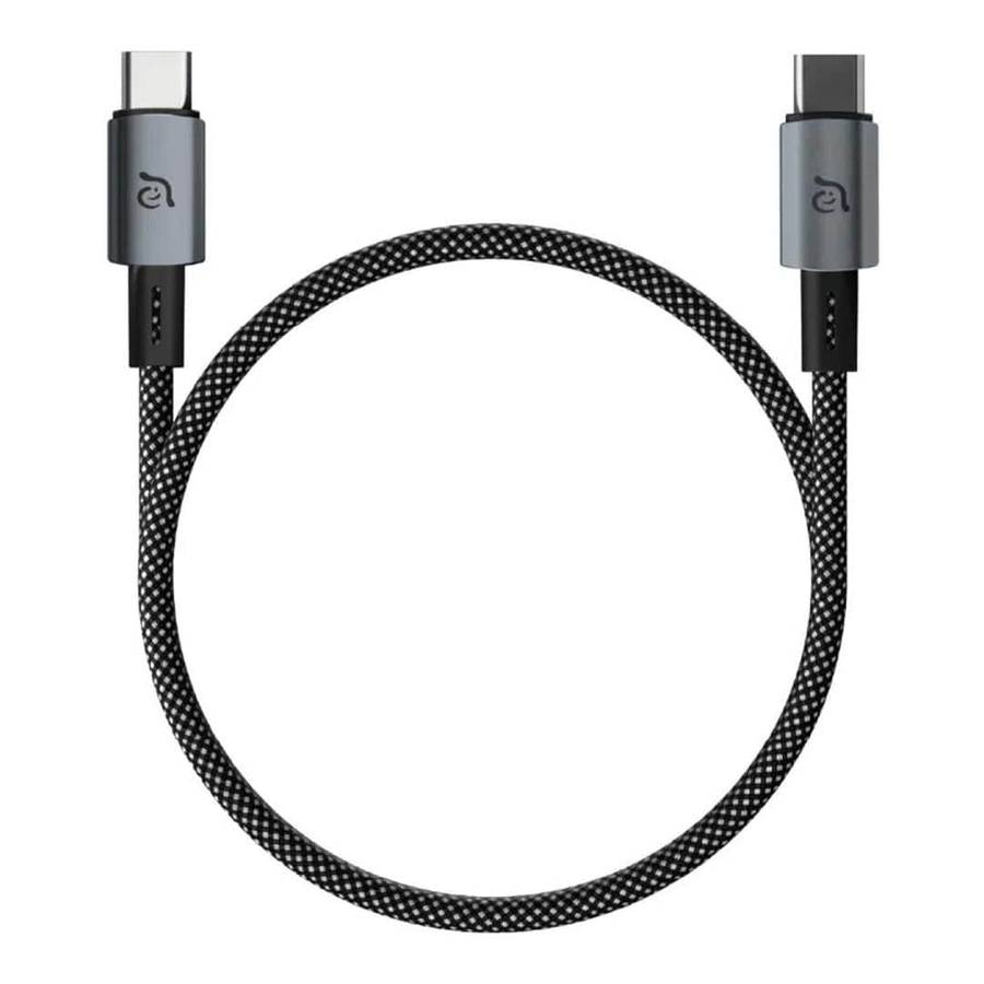 Adam Elements CASA MP100 Type-C Male to Male Cable 1m Black ACBADMP100BK