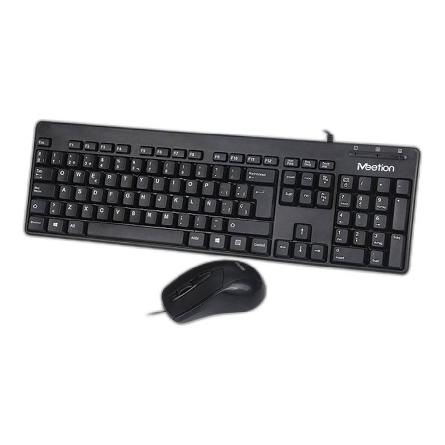 Meetion AT100 USB Wired Keyboard and Mouse Combo