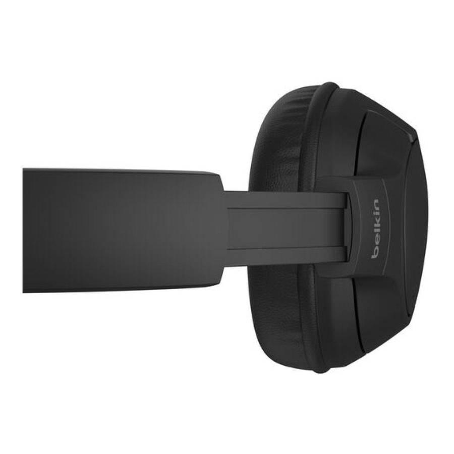 Belkin SoundForm Surround Wireless Over-Ear Bluetooth Headphones AUD009HQBK