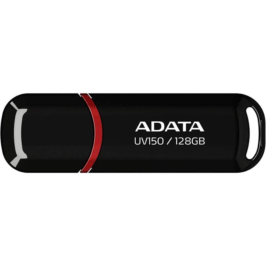 ADATA 128GB Type-A Portable USB Flash Drive Black AUV150-128G-RBK