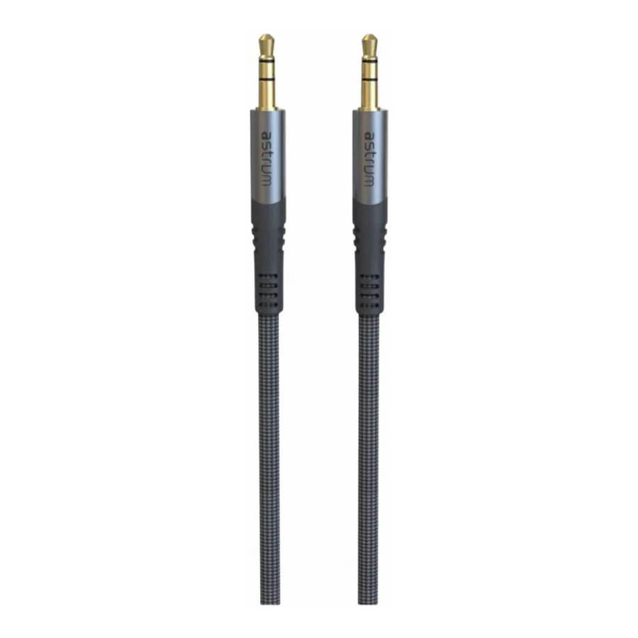 Astrum VMAM35 2m Braided Male to Male 3.5mm AUX Audio Cable AVMAM3520G