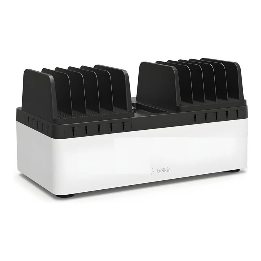 Belkin AC Classroom Charging Station with Fixed Dividers for Notebooks and Tablets Up To 10 Devic...
