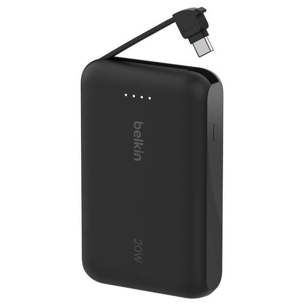 Belkin BoostCharge 10 000 mAh with USB-C Cable and Port Power Bank Black BPB021HQBK