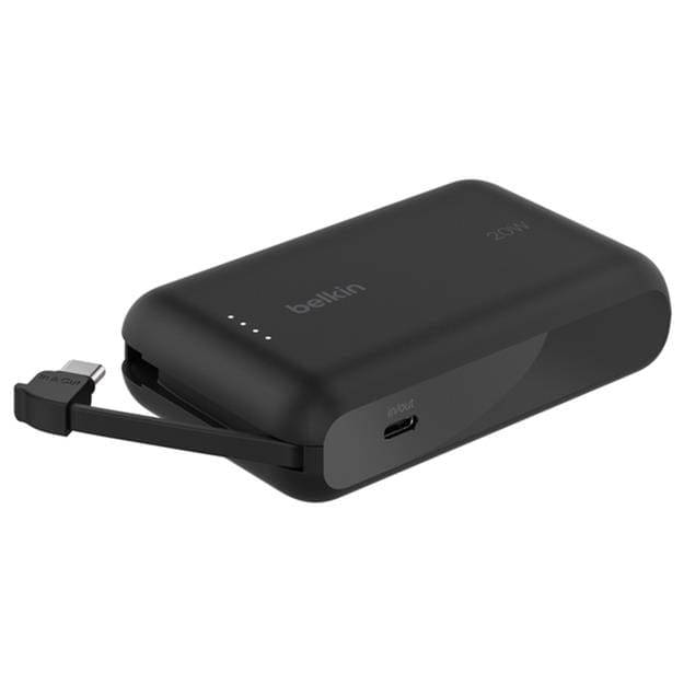 Belkin BoostCharge 10 000 mAh with USB-C Cable and Port Power Bank Black BPB021HQBK