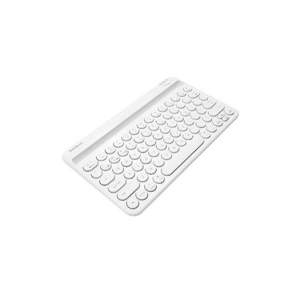 Macally Wireless Bluetooth QWERTY Keyboard - White BTTABKEYBAT