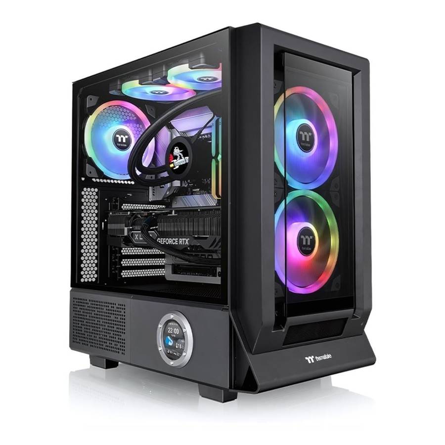 Thermaltake Ceres 350 MX Midi Tower ATX Black PC Case CA-1Z3-00M1WN-00