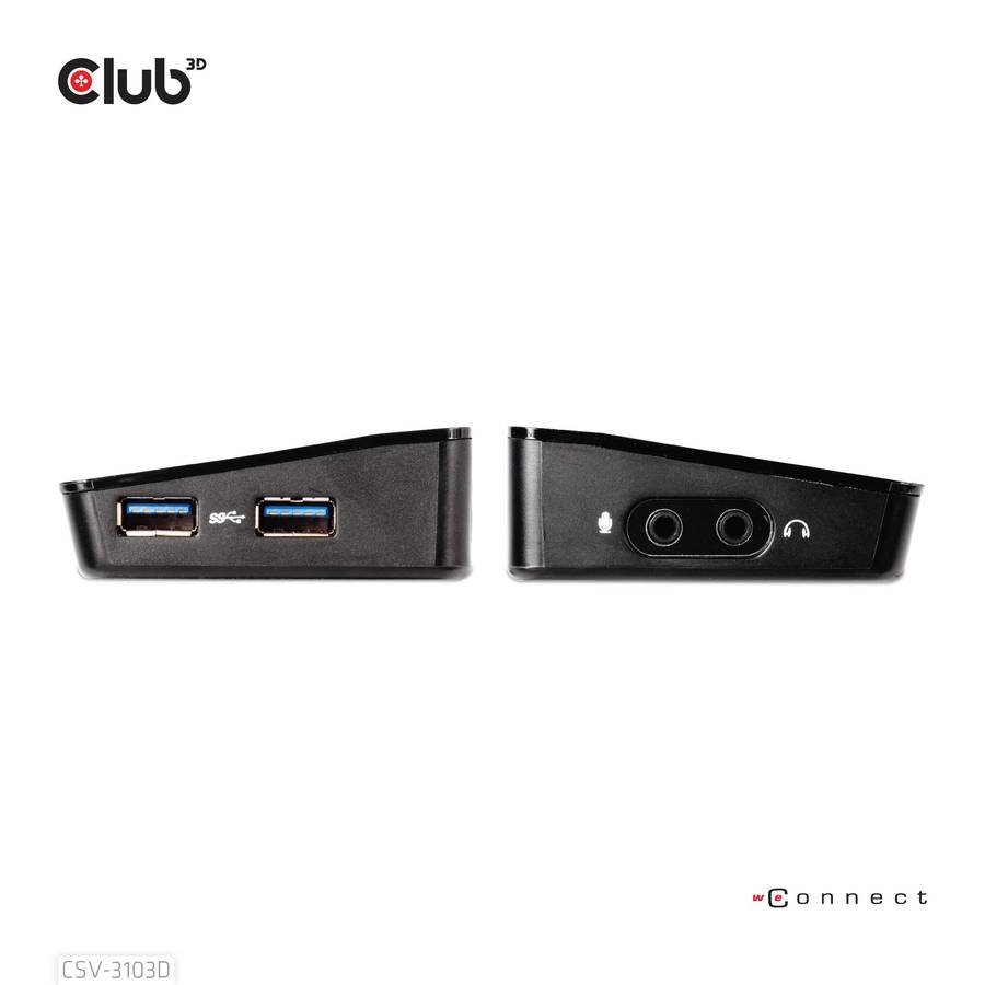 Club 3D USB 3.2 Gen1 4K Docking Station CSV-3103D