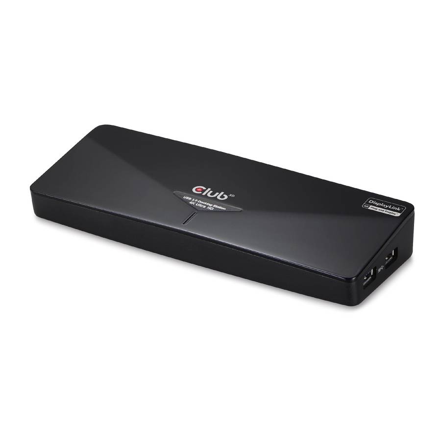 Club 3D USB 3.2 Gen1 4K Docking Station CSV-3103D