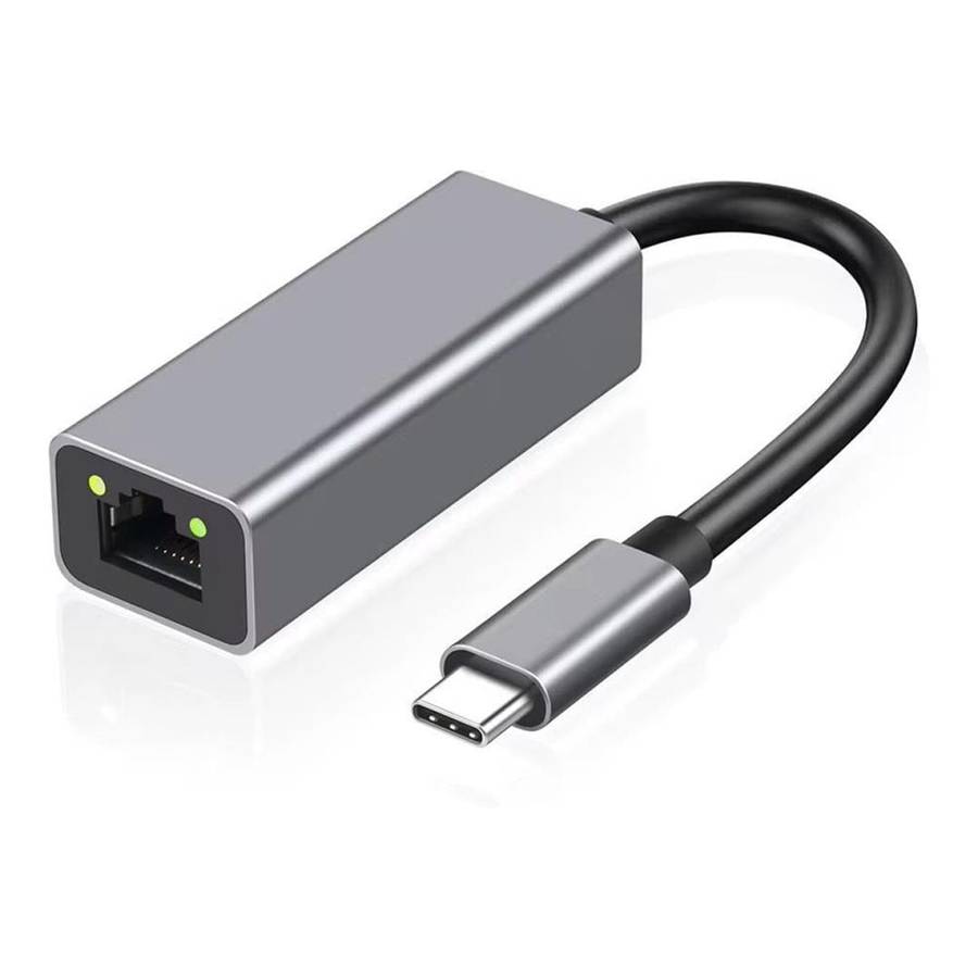 Cabletime Type-C to RJ45 Ethernet Adapter CT-CML100-AG-0.15M